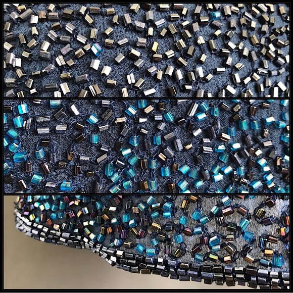 Vintage Beaded Papéll Boutique Cocktail Dress - Picture 7 of 8